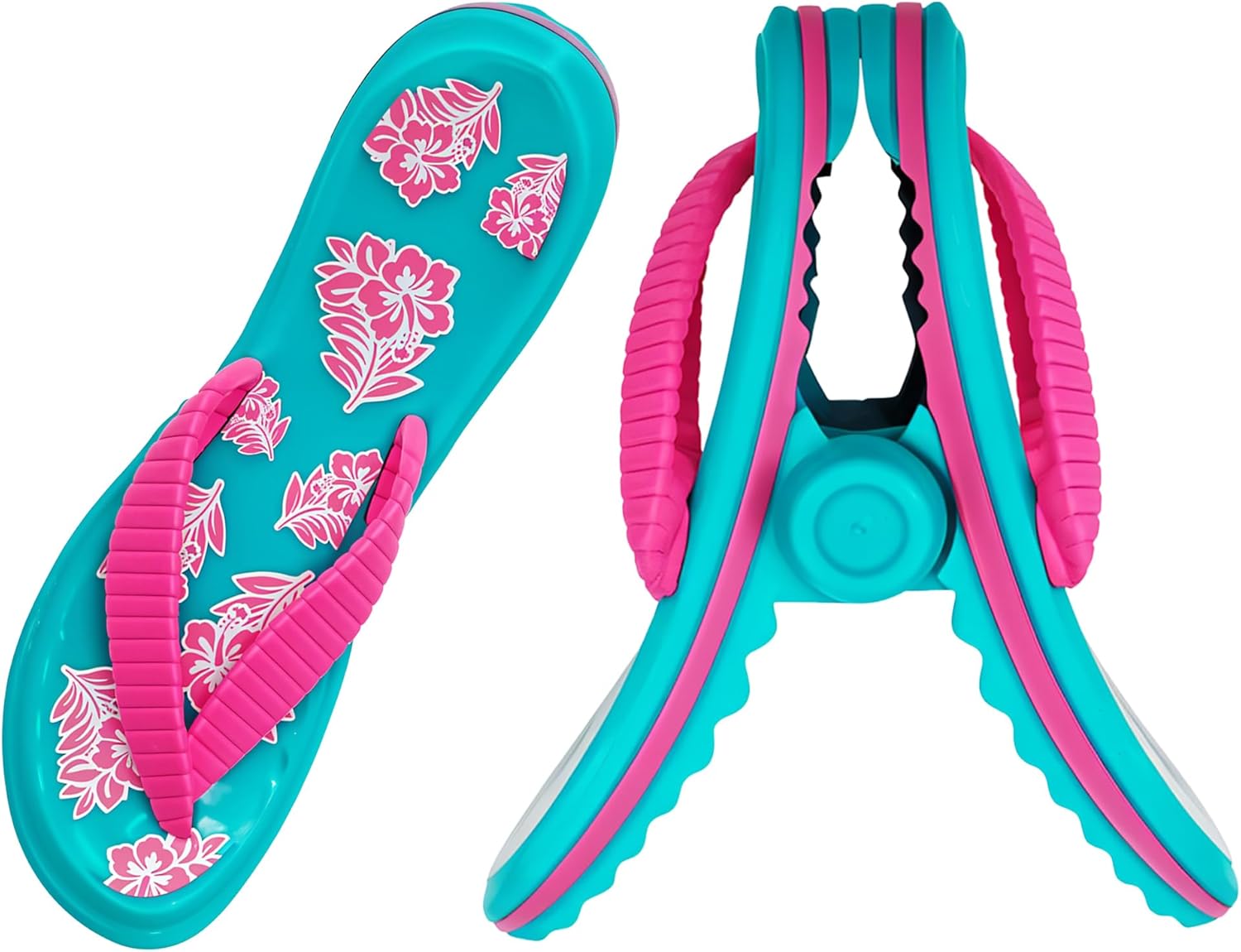 Flip Flop Beach Towel Clips, 2-Pack