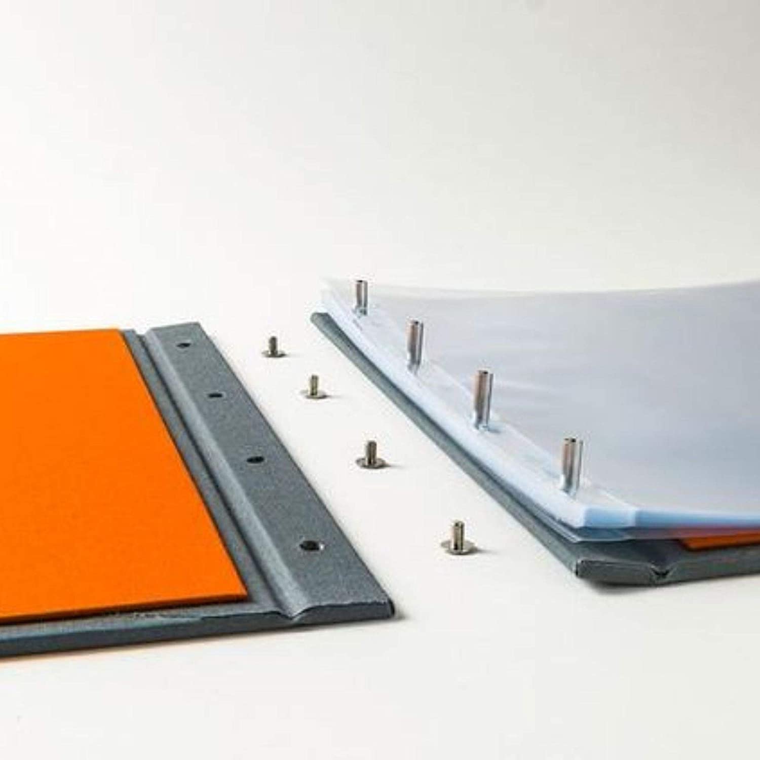 Silver Aluminum Screw Posts/Chicago Post, 100 Pack, 1 1/4-Inch