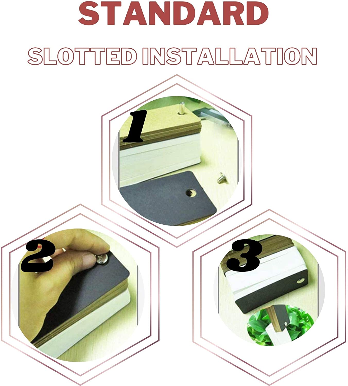 Silver Aluminum Screw Posts/Chicago Post, 100 Pack, 1 1/4-Inch