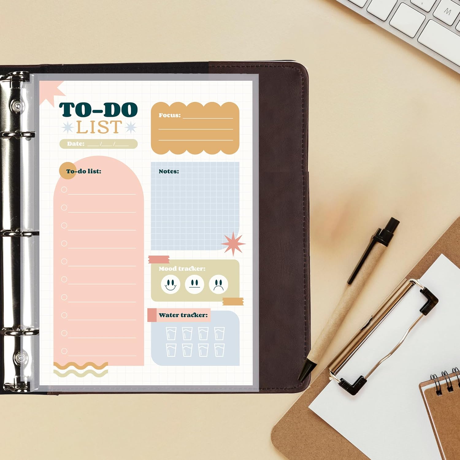 Heavyweight Clear Mini Sheet Protectors, 5.5" x 8.5", Top Load, Reinforced Holes, Acid-Free/Archival Safe