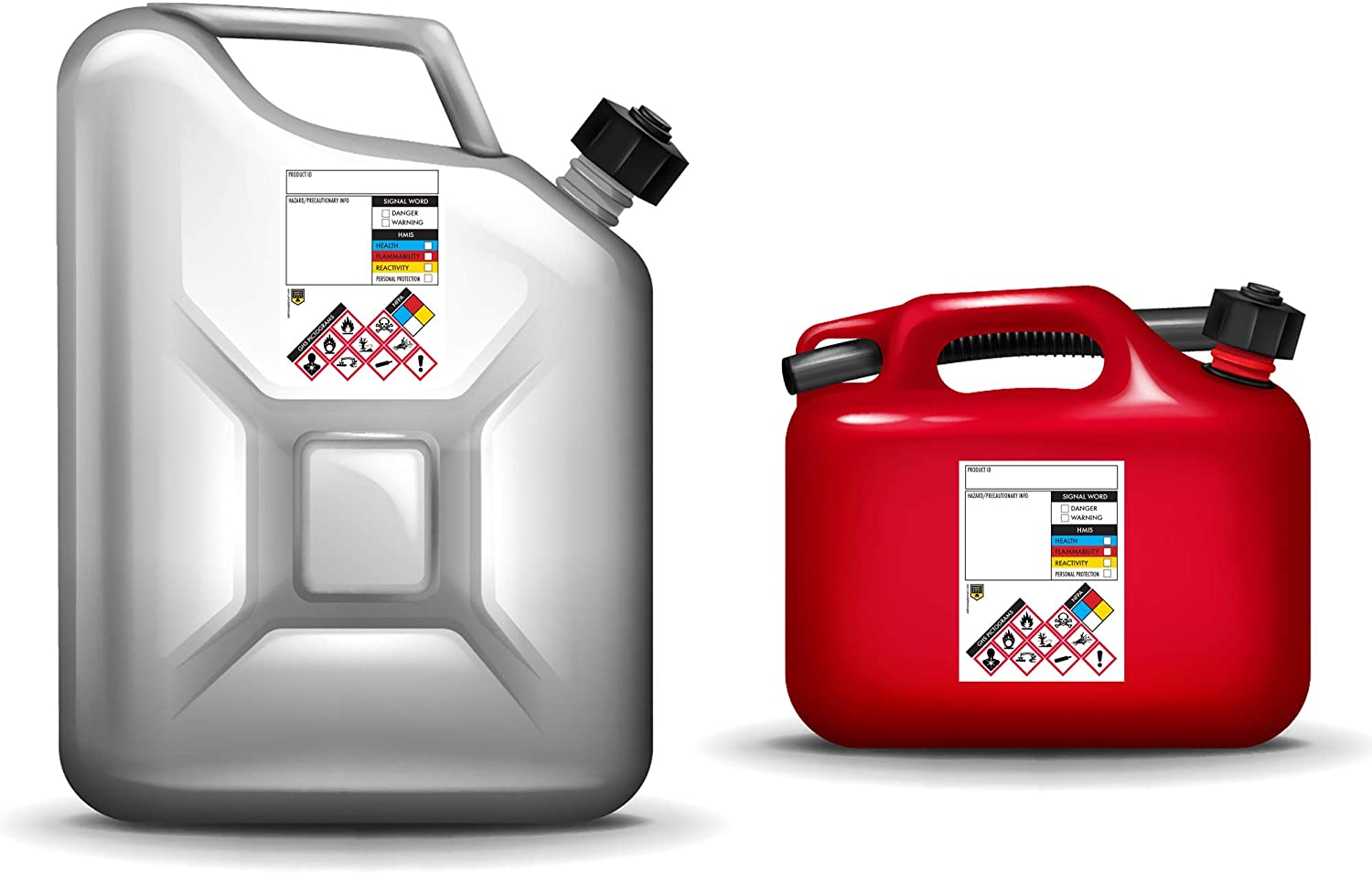 Safety Data Sheet Stickers/MSDS Stickers, 3" x 4", Tough Tear-Proof, Right To Know- Chemical Identifying and Marking Sticker Decals - Roll of 250