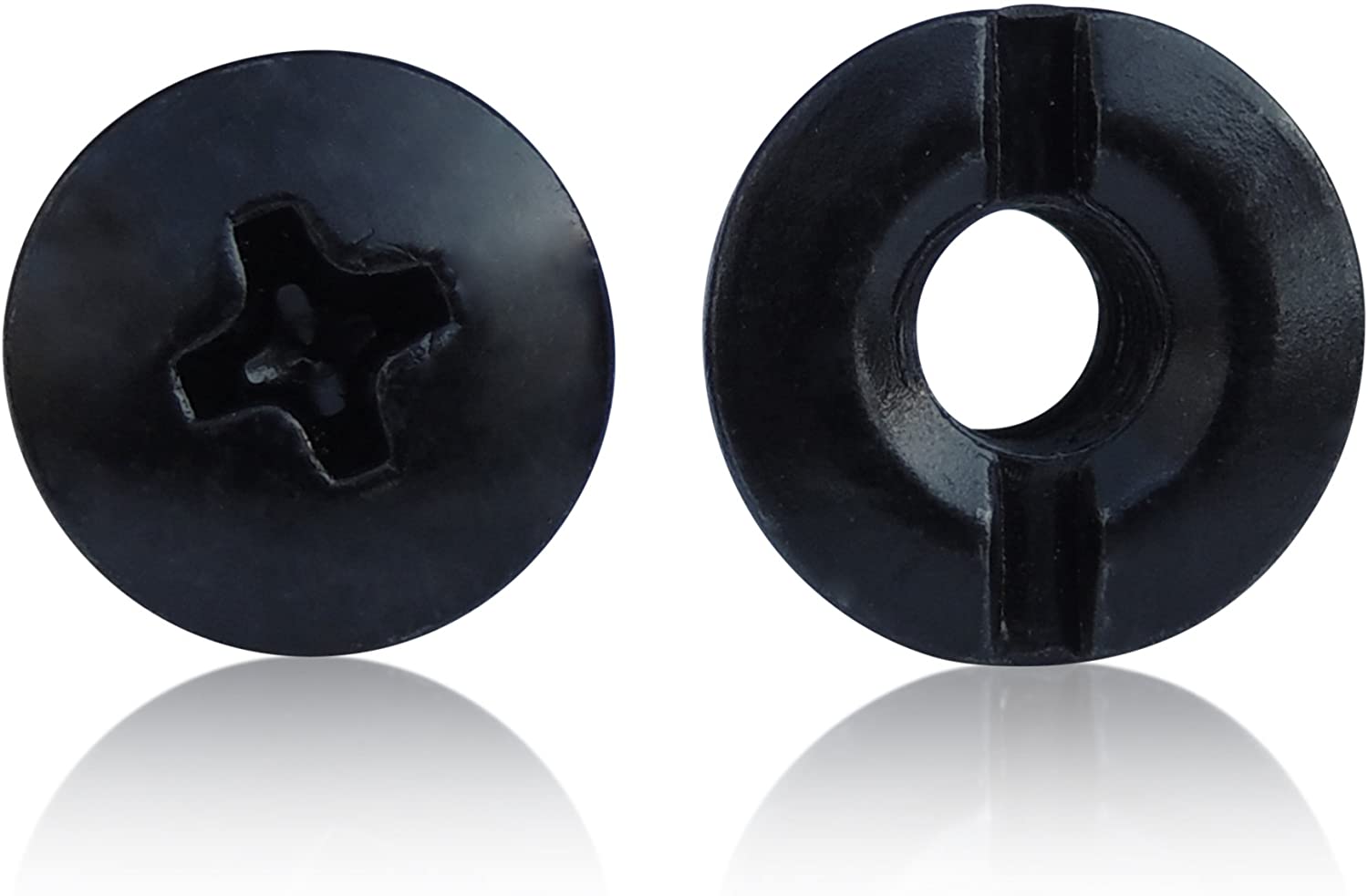 Grizzly Black Chicago Screws For Leather/Kydex Gun Holsters/Clips and Knife Sheaths 1/4 Inch - 10 Pack