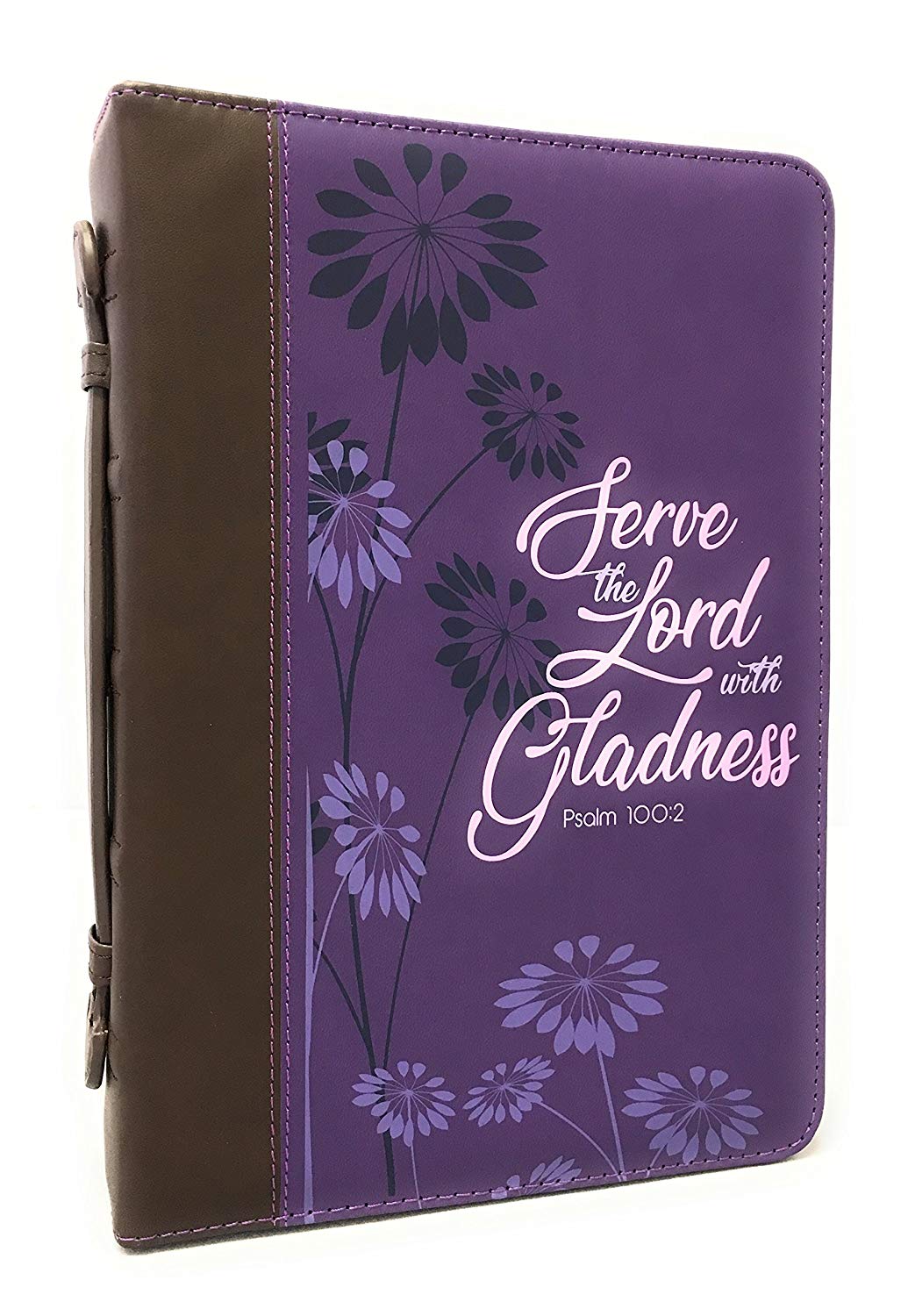 Women's Bible Cover , “Serve The Lord with Gladness- Psalm 100:2" - RingBinderDepot.com